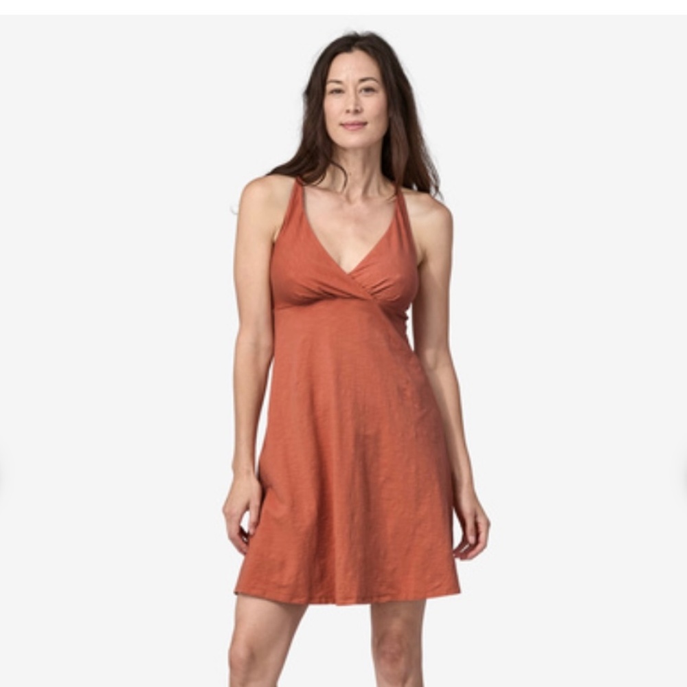 Patagonia Women’s Amber Dawn Dress in Sienna Clay